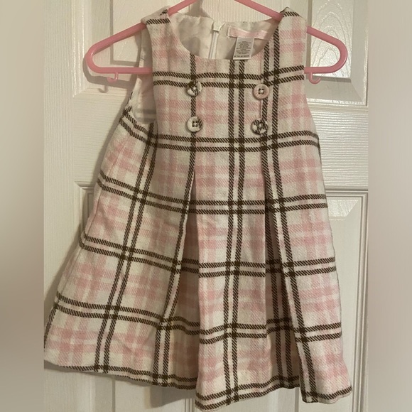 Janie and Jack Plaid Pleated Jumper - Picture 1 of 8